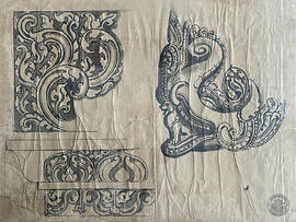 Drawings of sculpture in  Java Arts